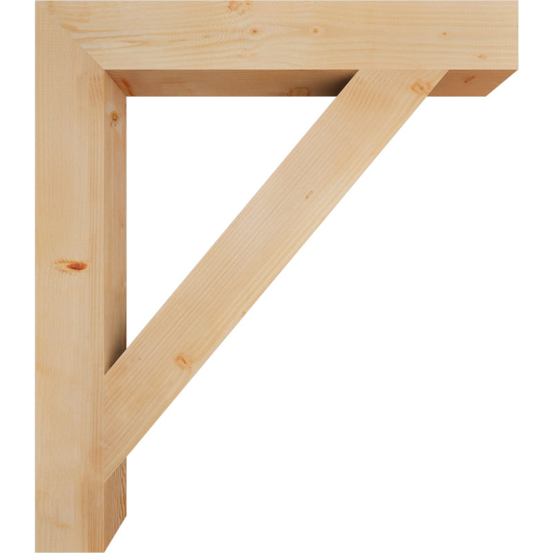 Support de bloc traditionnel, Douglas (lisse), H 48 po x l 5,5 po x P 42 po