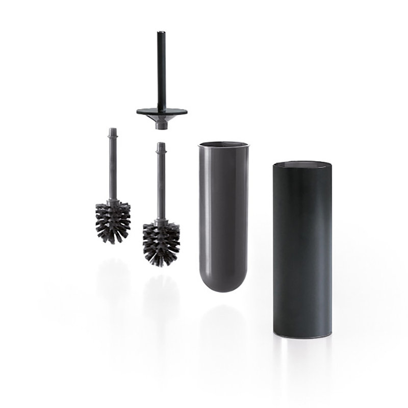 Porte-brosse de toilette My Love en noir mat, Noir mat