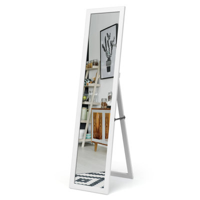 Devany Wood Flat Wall Mirror