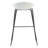 Graeme Set of 2 Bar Stools - 28" Seat Height Molded Plastic Stools with Metal Legs - Counter Height Indoor/Outdoor Stools-381722504-357529050