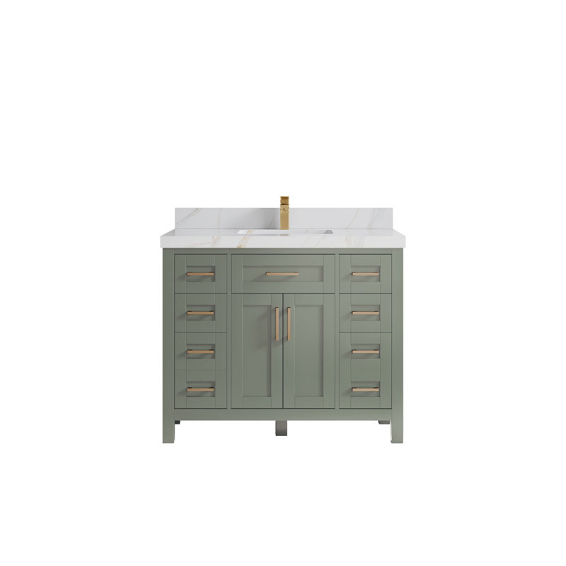 42 po Cambridge X P 22 po De salle de bain Quartz, Sienne Calacatta