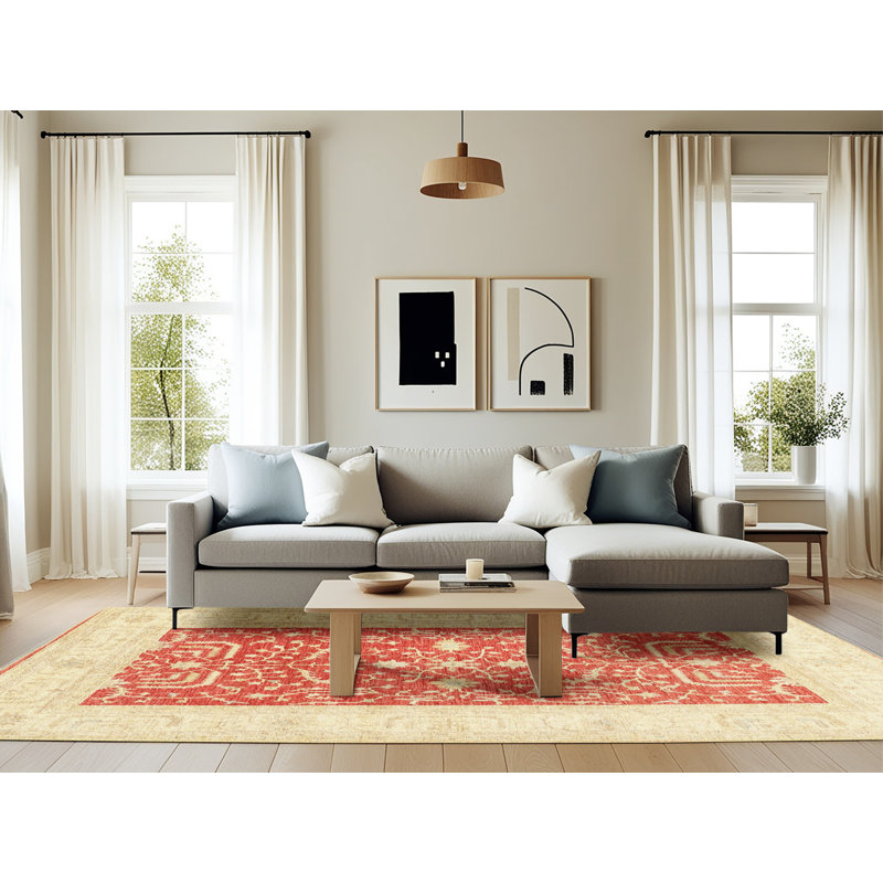 Southwestern Indoor Rug, Rectangle 6' x 9'