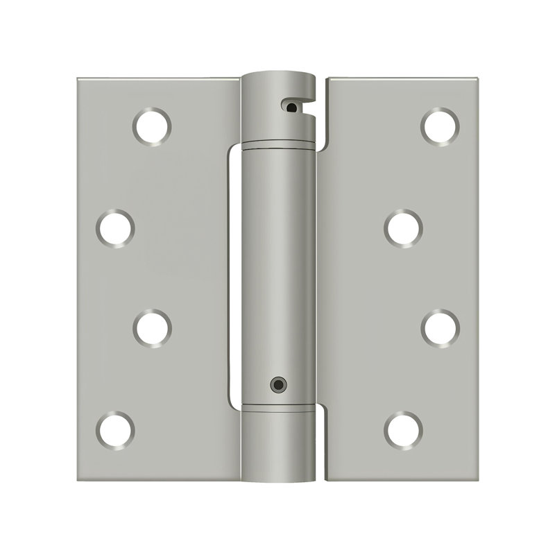 64'' x 64'' Steel Surface Mount Hinge, Brushed Nickel