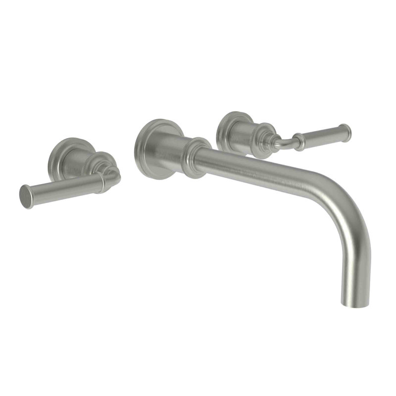Wall Mount Lavatory Faucet, Satin Nickel (PVD)