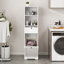Armoire de trieur de linge inclinable à un compartiment et un tiroir