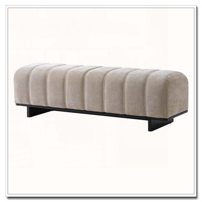 Indoor Dining Bench,with Rubber Wood Legs