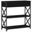Console Table 100X28x75 Cm Engineered Wood & Steel-1255797502-1255797501