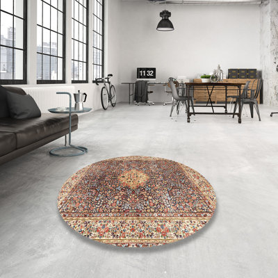 Tapis oriental beige / bleu / brun