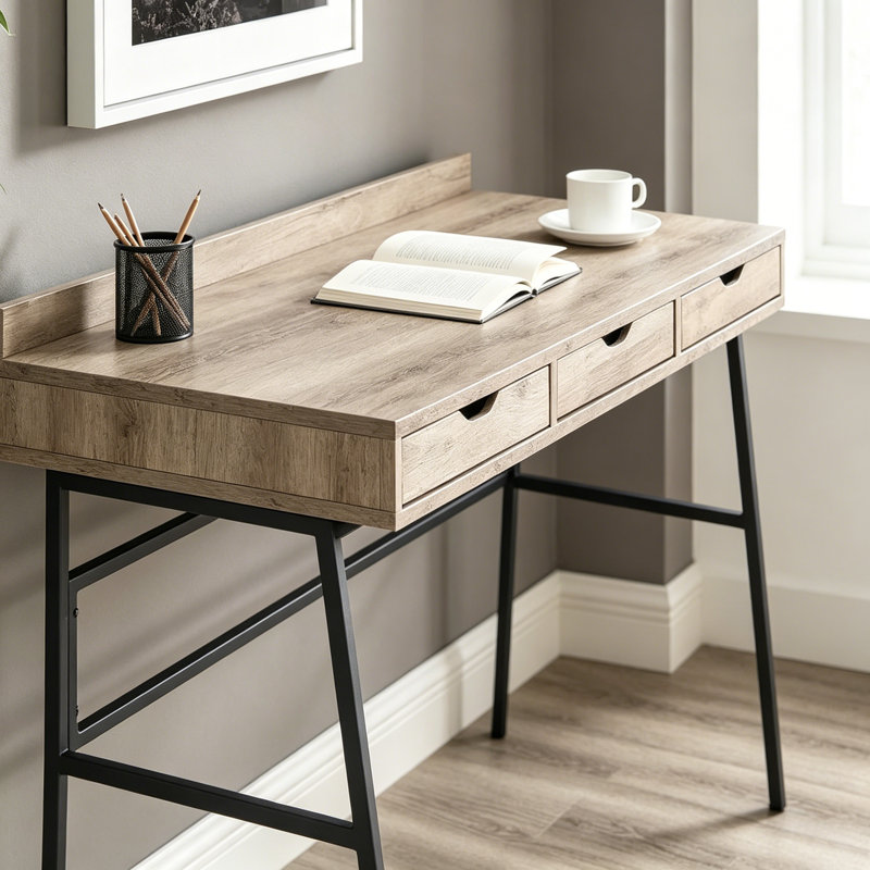 Landreneau, Bois naturel, H 29,5 po x l 55,1 po x P 23,6 po