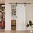 White Primed Finish - Solid Manufactured Wood Sliding Barn Door Includes Installation Hardware Kit(Soft Close Inclued/No Assembly Required)-110446057