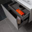 600mm Single Bathroom Vanity with Integrated Polyglomerate Basin-36813772