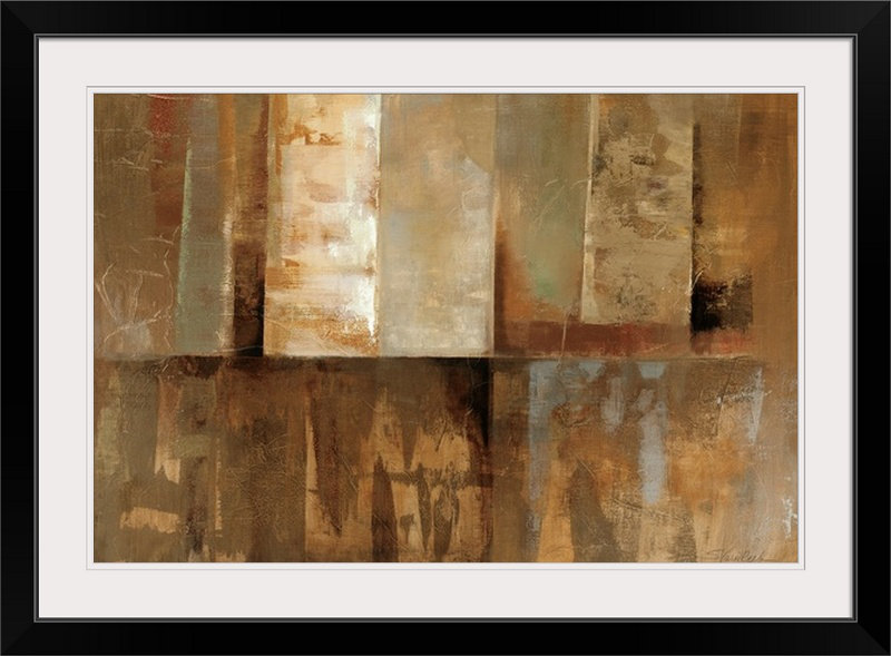 «Aspen» par Aniessa, reproduction d'art, H 28 po x l 38 po x P 1 po, Cadre noir