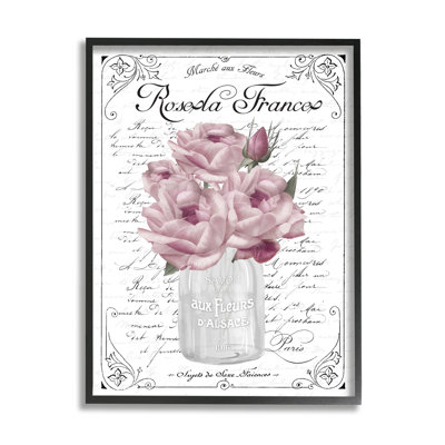 Bouquet de roses roses français