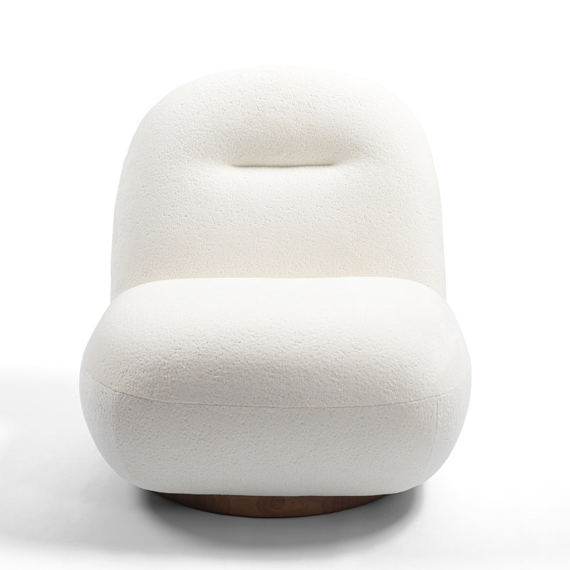 Chaise d'invité moderne - Velours à dossier serré pivotant pour le bureau