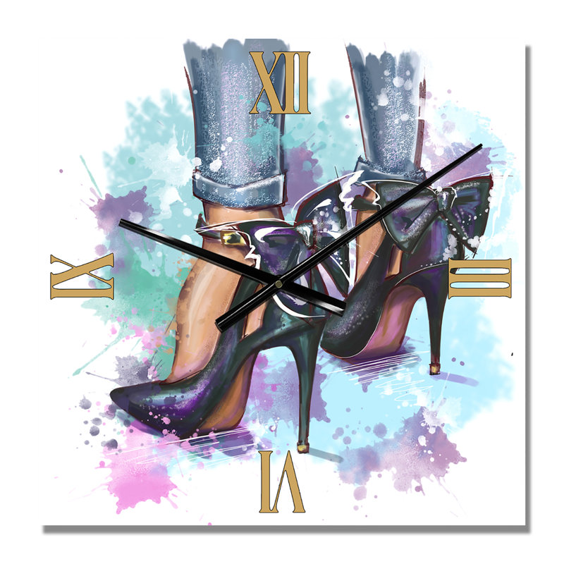 Horloge murale brillante et tendance, Grand