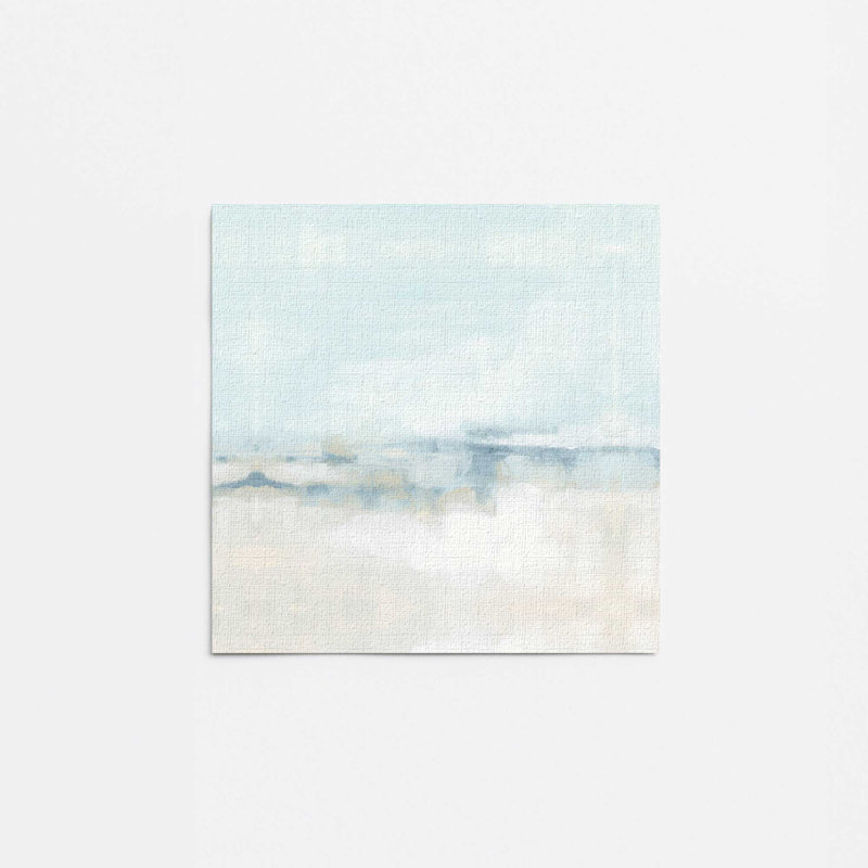 «Cloudy Shoreline Hues II», reproduction sur toile, H 32 po x l 32 po x P 1,25 po, 1, Toile tendue