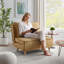 Chaise convertible en polyester Mikell-1670093448
