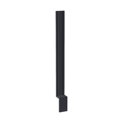 Panneau de remplissage Sinber Noir, l 3 po x H 34,5 po