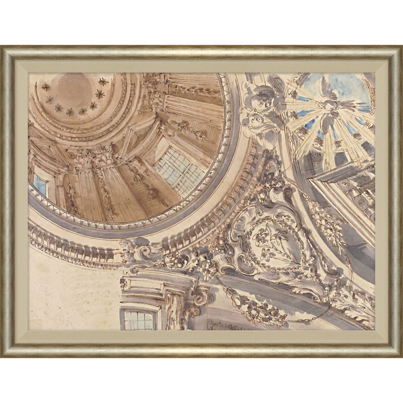 Design For A Church Ceiling Print by Trebbi