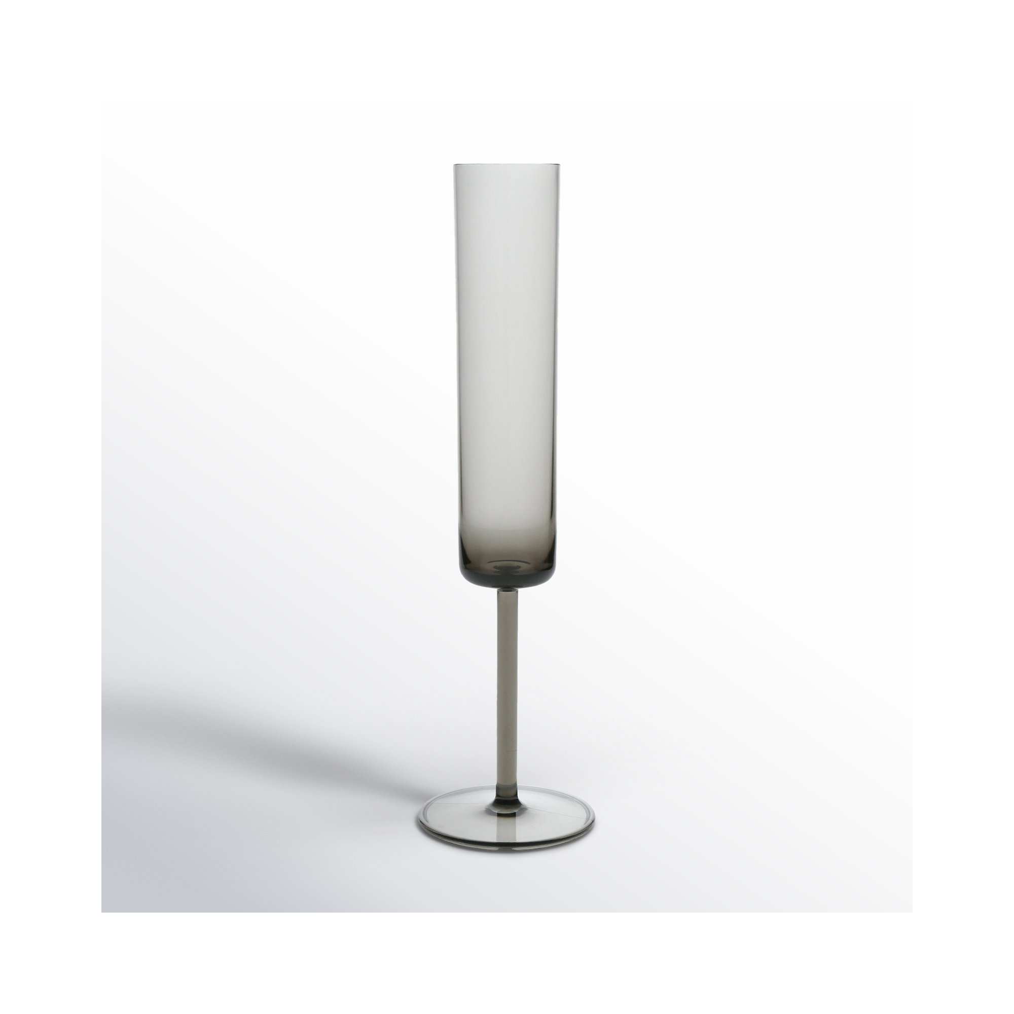 Fortessa Urbo Outdoor CoPolyester, 6 Ounce Champagne Flute (Set of 6),, Gray