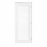 Porte pré-suspendue en verre transparent 30 po x 80 po à 1 verre avec charnières argentées, plaque de porte en verre transparent avec cadre, porte intérieure comme garde-manger, porte de chambre à coucher, porte de buanderie, portes de placard, portes de pièce, droite