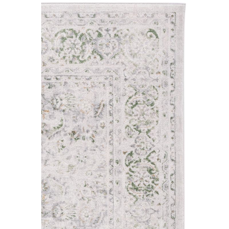 Tapis beige / vert Palma 326, Rectangle 6 pi 7 po x 9 pi 2 po