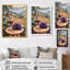 Vignoble avec verre de vin et raisin en Provence III - Art mural vignoble-1350327706-1350327707-1350327701