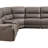 Synthetic Leather Motion Sectional Sofa