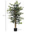 130cm Faux Ficus Tree in Cement Planter