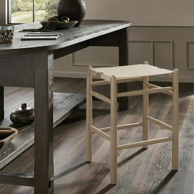 Santos Vegan Leather Upholstered Counter Stool