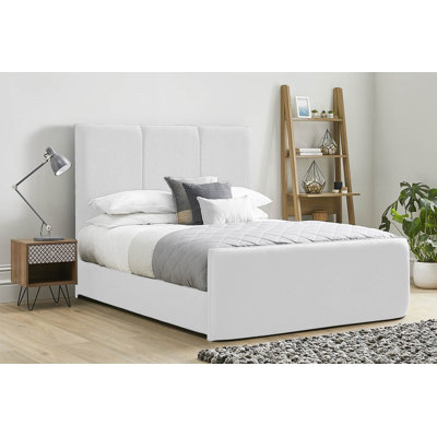 Ledley Kailua Upholstered Bed Frame - Plush Velvet with Headboard and Sprung Slats