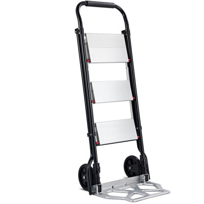 3 - Step Steel Folding Multi-Position Ladder