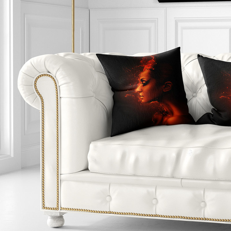 Coussin De Tête Femme Brûlante