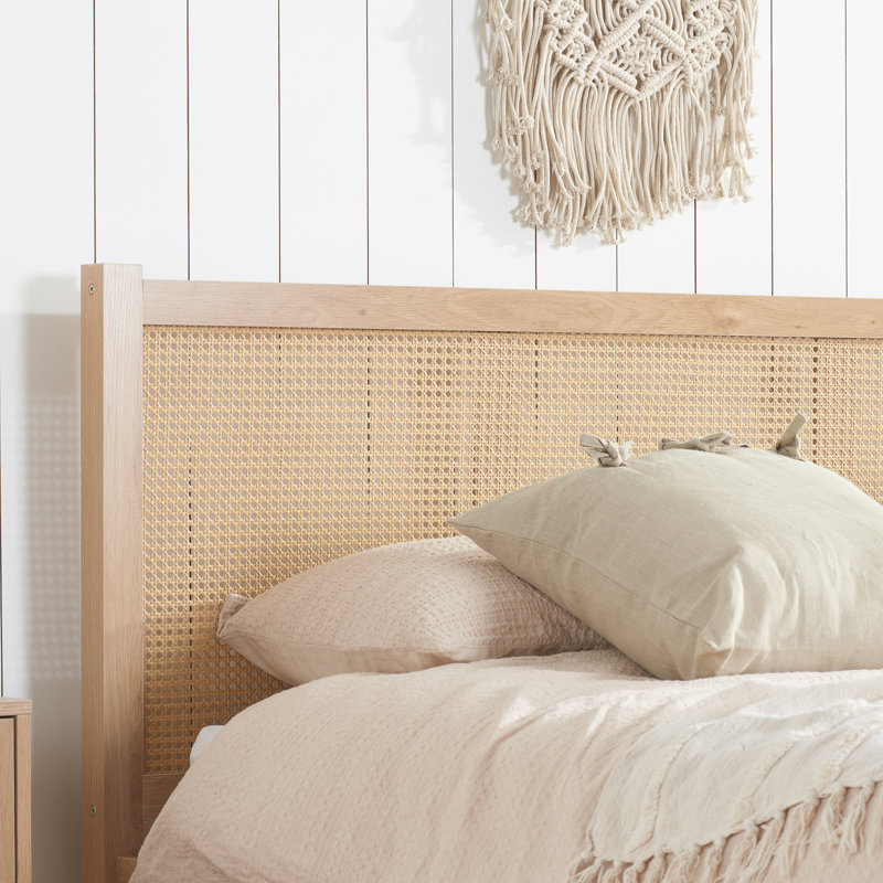 Noemi Bed Frame, Double (4'6), Oak
