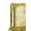 Tabouret de coiffeuse doré capitonné