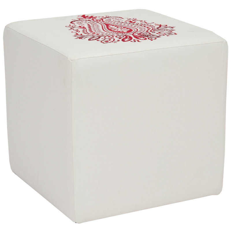 Repose-pieds Townson,  White/Red