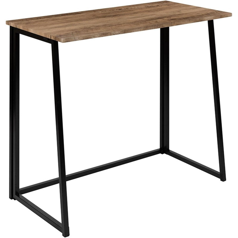Burns Industrial 35.5" Home Office Folding Computer or Laptop Desk