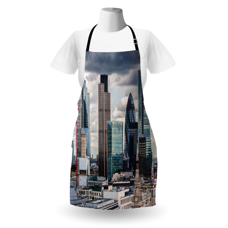 No Pattern Bib Apron