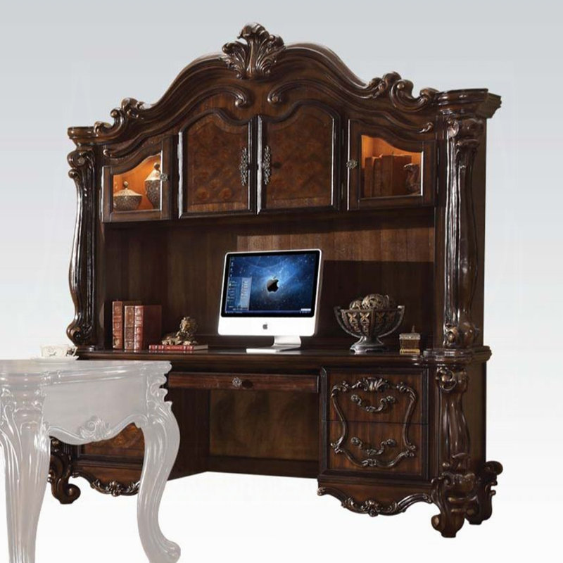 ACME Versailles Executive Mishell w/Hutch, Cherry Oak, Cherry