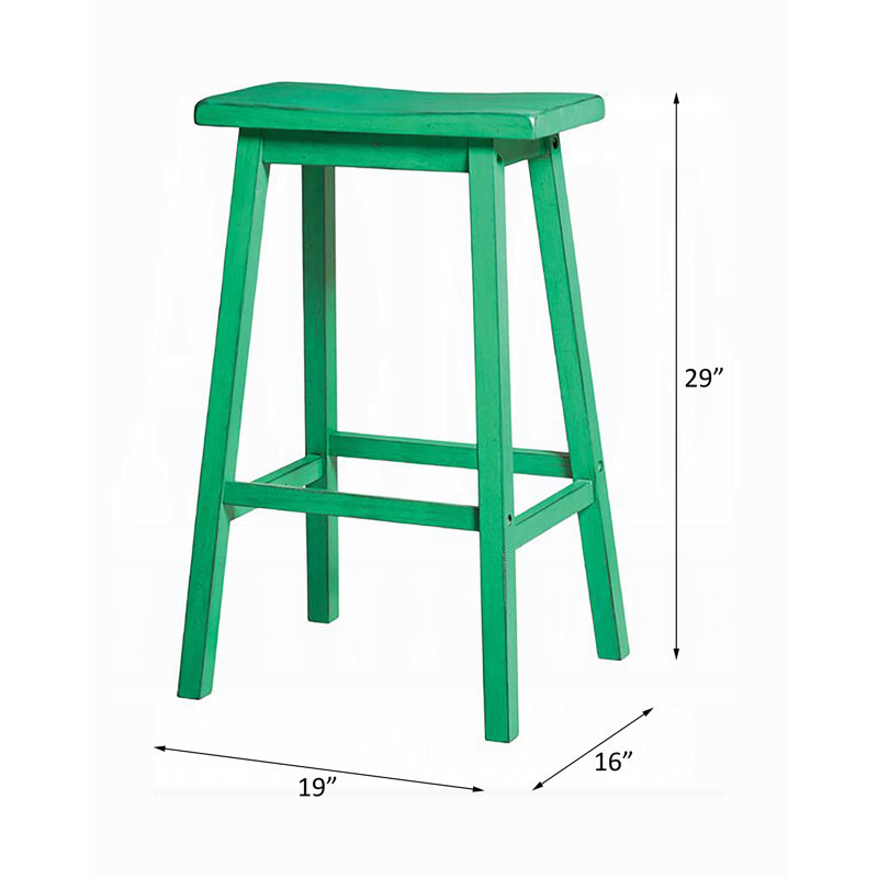 Tabouret de comptoir Gaucho (ensemble de 2), Vert
