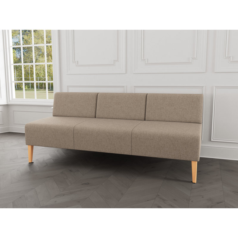 Canapé sans accoudoirs Luxe Lounge, Bois naturel, Limon Archetype