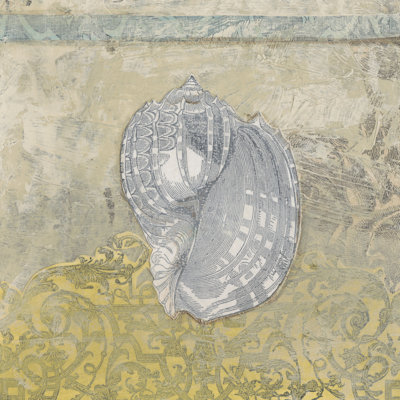 Coastal Cameo III by June Erica Vess - Wrapped Canvas Painting