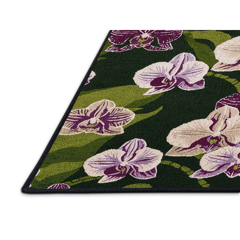  Tapis hawaïen lavable, Rond 8 pi