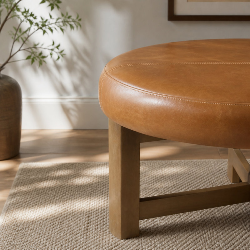 Upholstered Cocktail, Brun clair, noyer