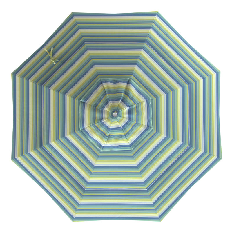 Parasol de marché 132 po Sunbrella, Sunbrella® bord de mer Séville rayé