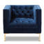 Upholstered Armchair-1551656294