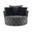 Diala 360-Degree Swivel Oversized Barrel Chair-1124668877