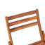 Chaise de patio pliante en bois massif (ensemble de 2)-129100997