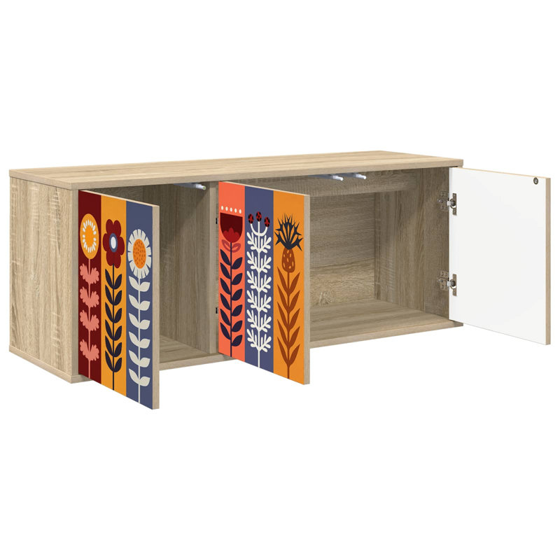 TV Stand for TVs up to 43", Sonoma Oak