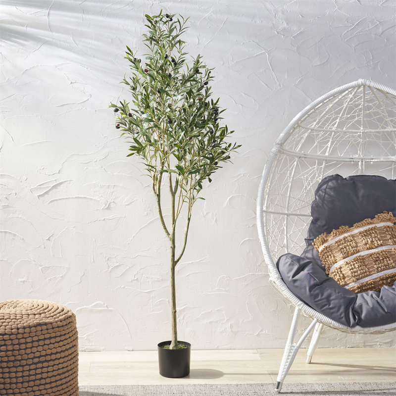 180CM ARTIFICIAL OLIVE TREE, 71'' H x 27'' W x 27'' D